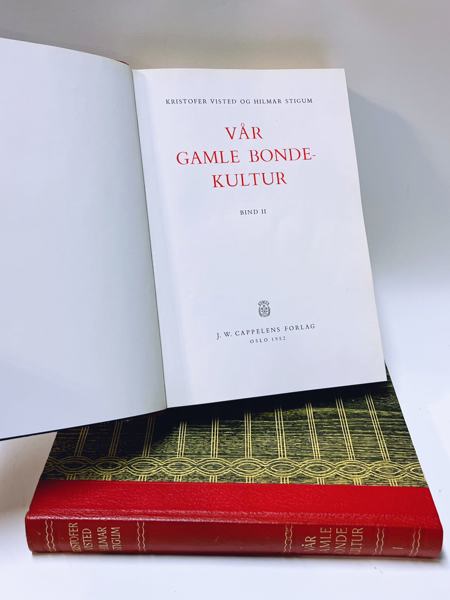 "Vår Gamle Bondekultur" 2 bøker