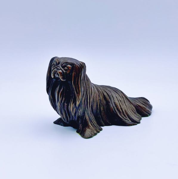 Bronse hund skulptur