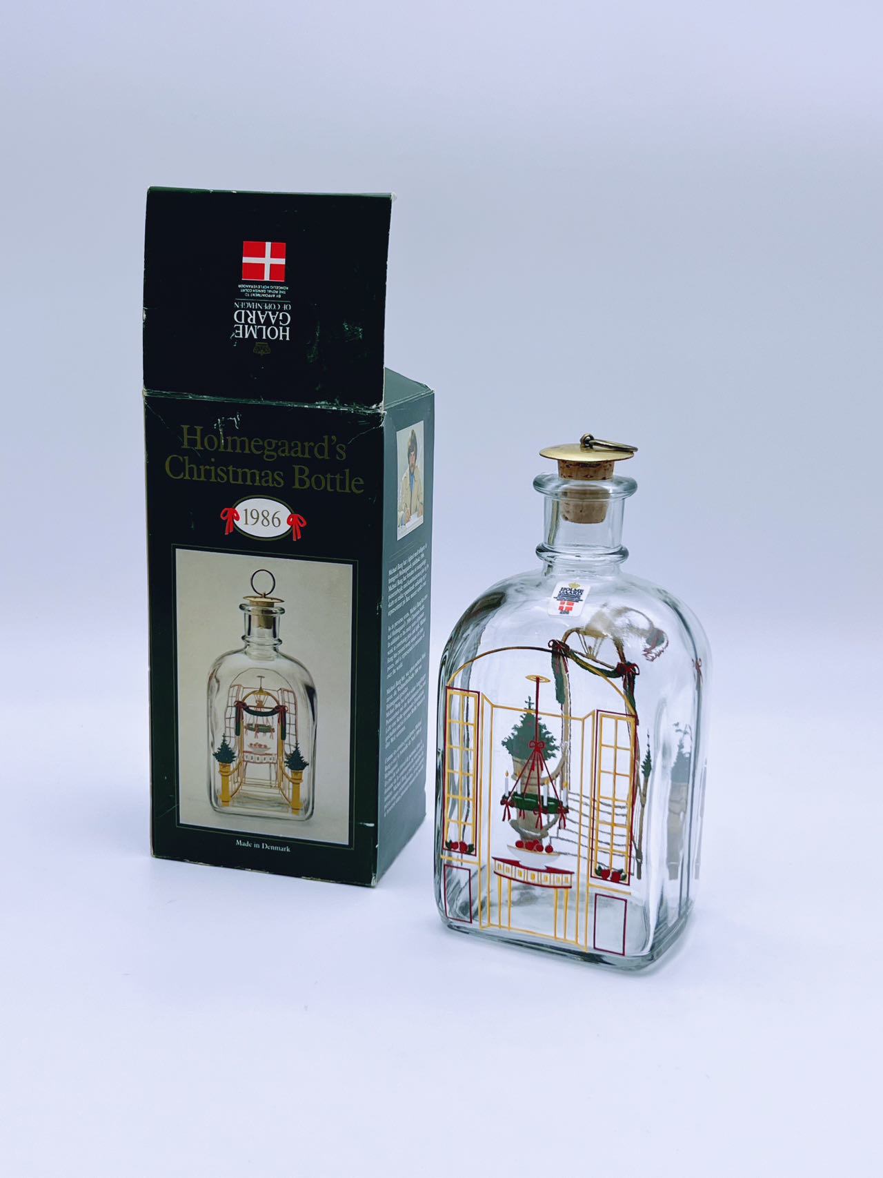 Holmegaard juleflaske 1986 | Auksjon smga.no