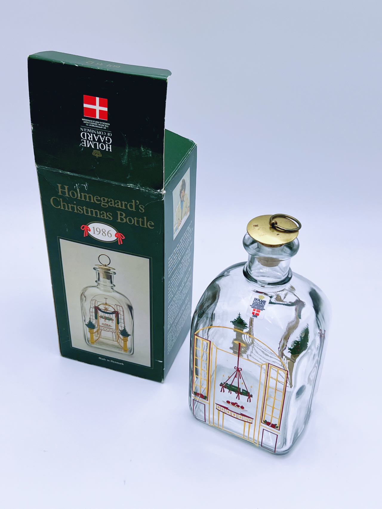 Holmegaard juleflaske 1986 | Auksjon smga.no