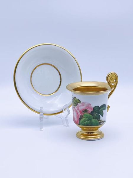 ca. 1820t Royal Copenhagen Empire Stil Kopp og Skål