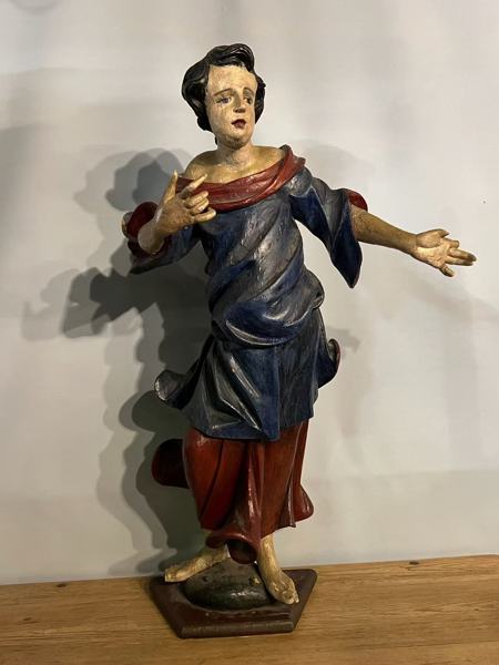 H.92cm 1700t Kirkefigur / Skulptur