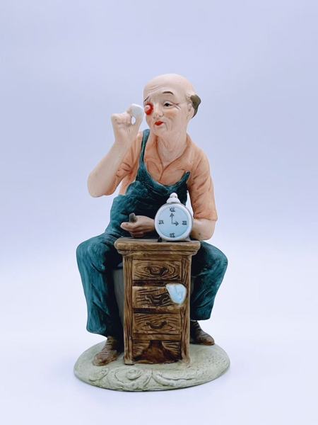 Porselensfigur "urmaker" Antonio Benni