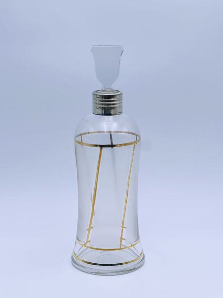 Art Deco Stil Sølv og Glass Karaffel
