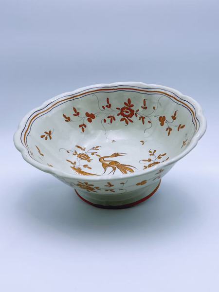c. 1750t Moustiers Bolle i fajanse