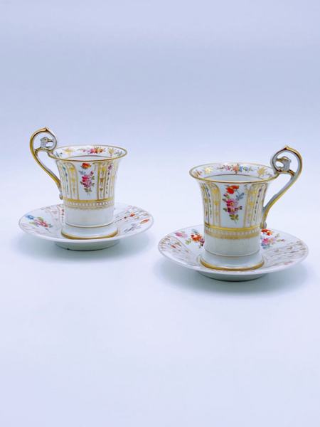 1800t Richard Klemm Dresden kopp med skål.