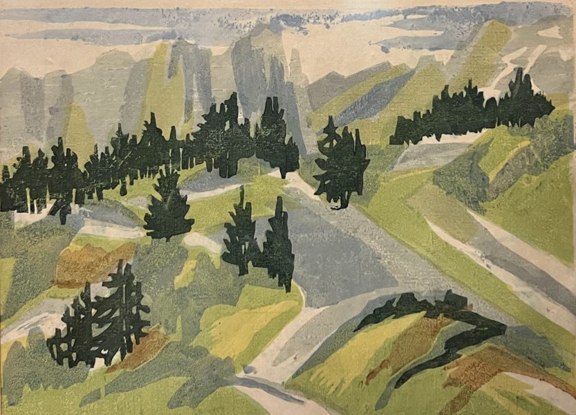 ALF TRANA (1933-1981) Tresnitt, 1970