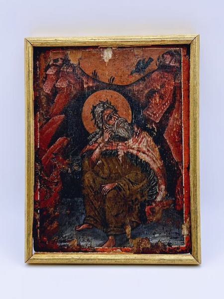 ca.15/1600t Ikon "The Prophet Elijah Fed by Ravens"