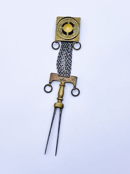 c.1700t Tvislire med gaffel, Norge 