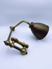 Industrilampe i messing / bronse