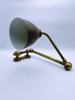 Industrilampe i messing / bronse