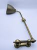 Industrilampe i messing / bronse