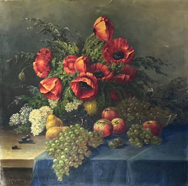 Ernst Aschenbach (1872 - 1954) Stilleben Maleri
