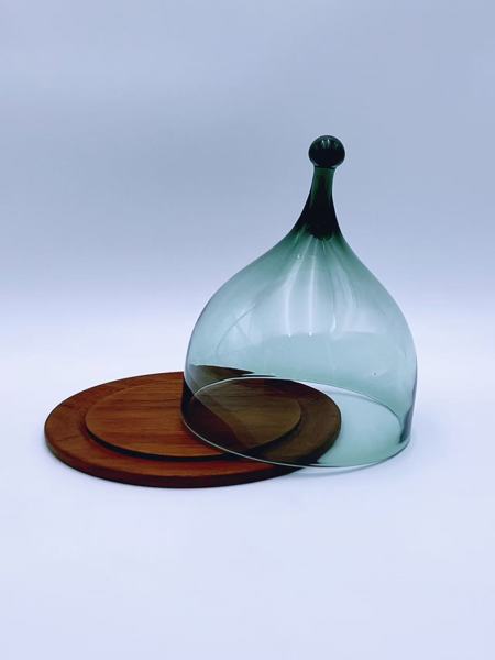 Hadeland-Benny Motzfeldt Osteklokke med teak plate 