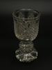 Datert 1833 Rikt slepent Pokal i glass 