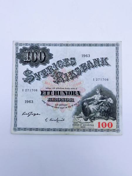 Sverige. 100 kr. 1963. I 271708