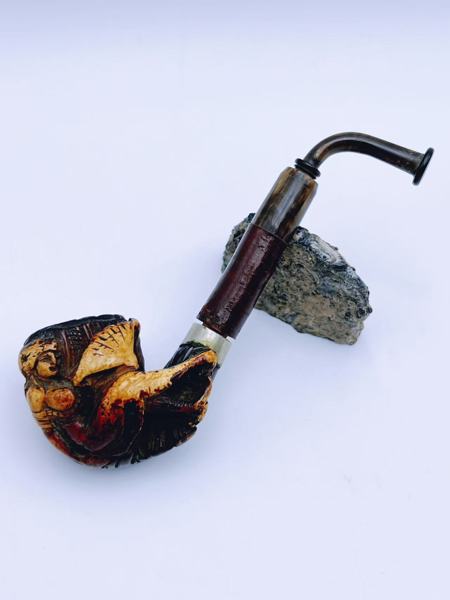 1800t Merskumpipe - "Dame og håndvifte"
