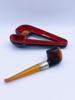 830s-G. Larsen merskumpipe med rav og sølv 