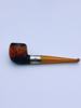 830s-G. Larsen merskumpipe med rav og sølv 