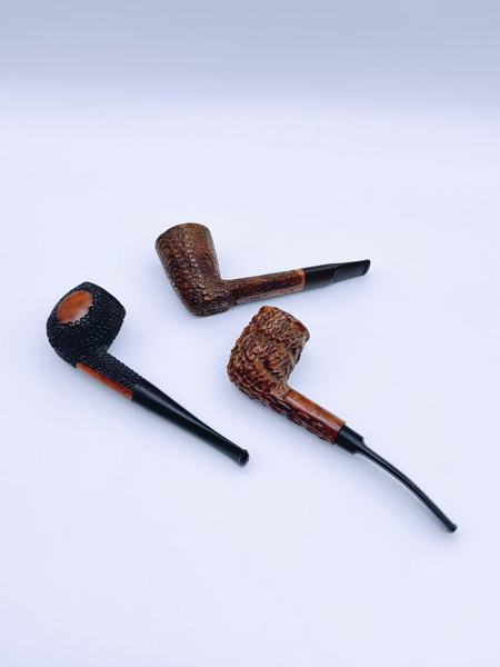 3 piper skåret i rottre