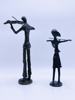 Skulptur i patinert bronse