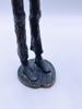 Skulptur i patinert bronse