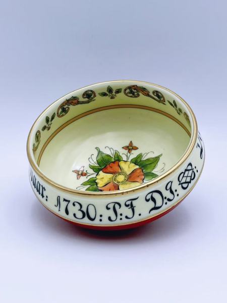 PP-1730 Nordisk Øbolle med drikkevers, Dbl. Stemplet 