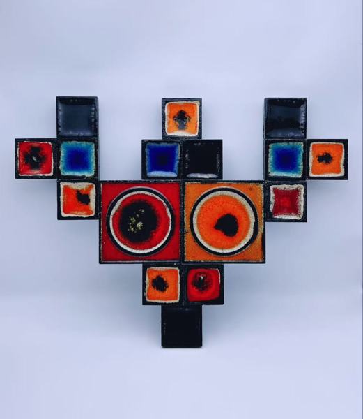 PP-Konrad Galaaen (1923-2004) Veggpryd / Skulptur