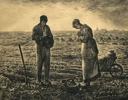  Jean-Francois Millet(1814-1875) "The Angelus" Etching 