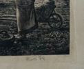  Jean-Francois Millet(1814-1875) "The Angelus" Etching 