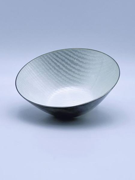 925s-Grete Prytz Kittelsen Skål i Sølv og Emalje