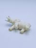 H.3.7cm Elfenben figur "elefant"