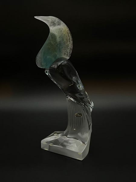 Daum France "Fugl" Skulptur i Glass