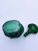 c.1930t Art Deco "Ingrid" Malachite Glass Parfymeflaske 