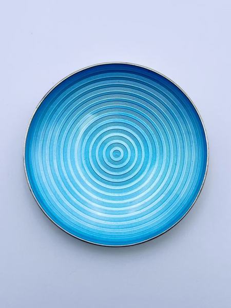 925s-Aksel Holmsen (1873-1962) Sølv og Emalje Skål