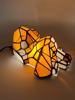Tiffany stil bordlampe "Hund"