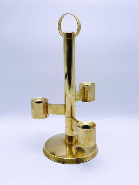 Retro lysestake i messing