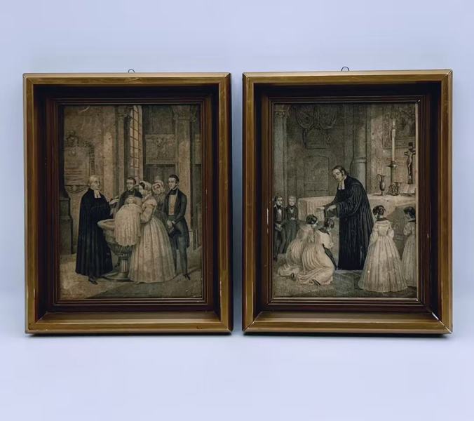 2 bilder, 1800-tallet