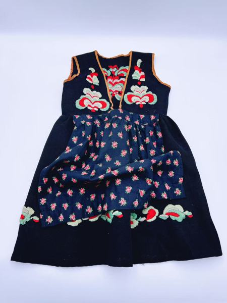 Barnebunad Hallingdal Sort