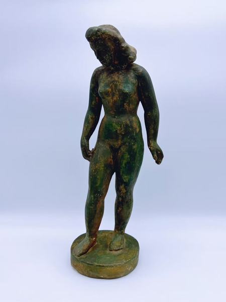 Skulptur "Stående kvinne" H. 40cm 