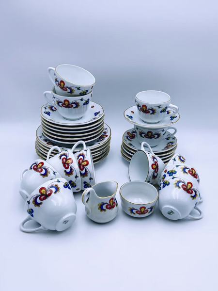 PP-Bondemønster Kaffe og Teservise til 6 personer 