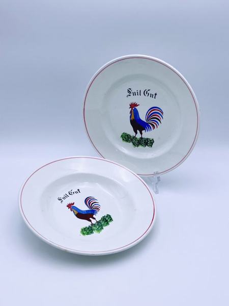 "Snil gut" Tallerker i fajanse 