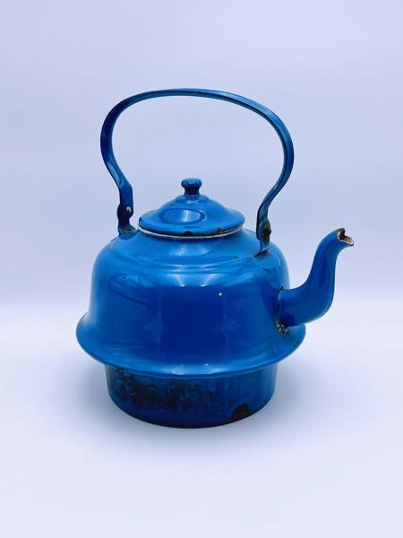 Stor Turkis emalje kaffekjele