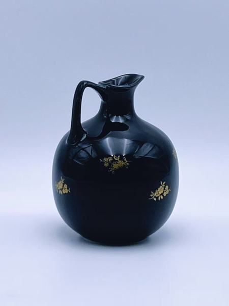 PP-Nora G. Vase med hank, Sort og Gull