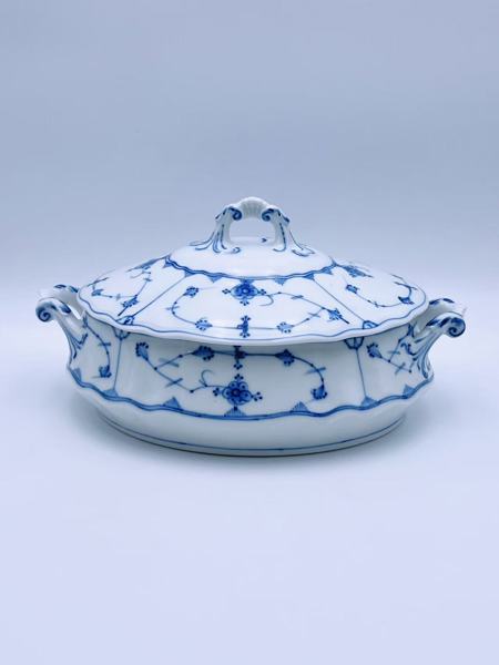 PP 1887-1911 Stråmønster Terrin med Lokk