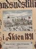 1891 Landsudstilling i Skien, Plakat og billetter 