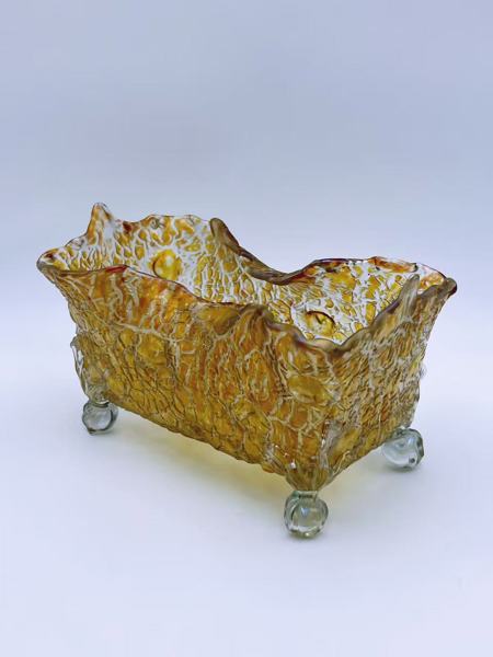 Jardinière i glass, ant. Murano 