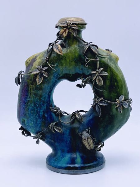 Jugend Stil Vase med sølv?