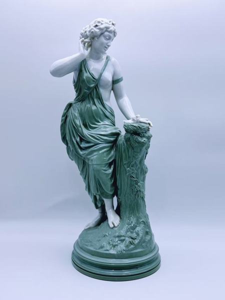 H. 51cm Figurine trolig 1800-tallet. 