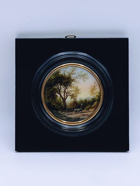 1800t Underglassmaleri, Frankrike